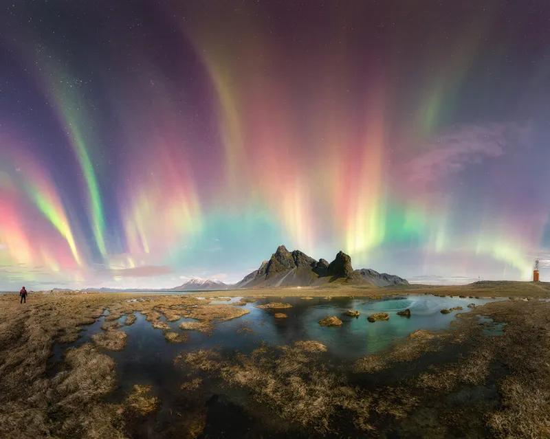 A Night with the Valkyries © Jose Miguel Picon Chimelis (Spain) Taken with a Nikon Z7 II camera, 14 mm f/1.8, ISO 6,400, 4-second exposure Location: Hvalnesviti, Iceland, 2 December 2023