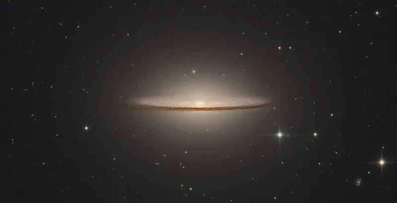 The Inner Dust Lanes of M104 (The Sombrero Galaxy) © Kevin Morefield (USA) Taken with a PlaneWave CDK17 telescope, Chroma LRBG filters, PlaneWave L-600 mount, ATIK APX60 camera, 2,939 mm f/6.8, 29.25 hours total exposure Location: El Sauce Observatory, Río Hurtado, Chile, 15–26 March 2023